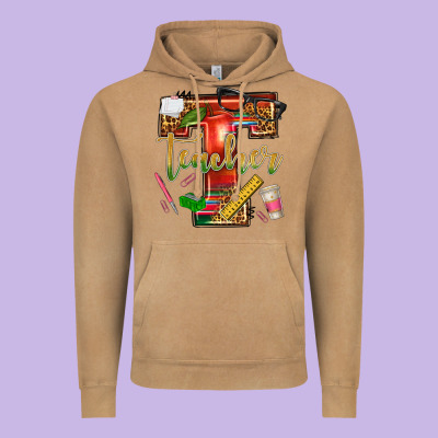 Vintage Hoodie western teacher