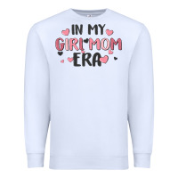 White in my girl mom era Premium Sweatshirt - MaliasSmallBusiness