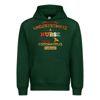 Forest Green Never Underestimate A Nurse Urban Hoodie - Bettercallsaul