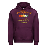 Mauve Wine Never Underestimate A Nurse Urban Hoodie - Bettercallsaul