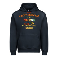 Navy Never Underestimate A Nurse Urban Hoodie - Bettercallsaul