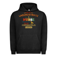 Pigment Black Never Underestimate A Nurse Urban Hoodie - Bettercallsaul