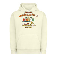 Pigment Pistachio Never Underestimate A Nurse Urban Hoodie - Bettercallsaul