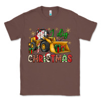 Chestnut i dig Christmas bulldozer santa Classic Tee - JahusDesignShop