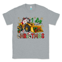 Heather Grey i dig Christmas bulldozer santa Classic Tee - JahusDesignShop