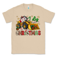 Mushroom i dig Christmas bulldozer santa Classic Tee - JahusDesignShop