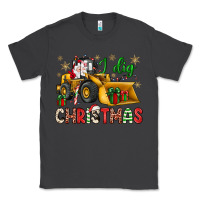 Smoke i dig Christmas bulldozer santa Classic Tee - JahusDesignShop
