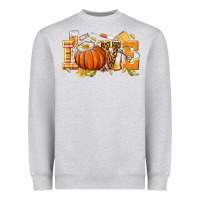 Heather Grey love nurse fall Heavyweight Sweatshirt - texasbilliewilder