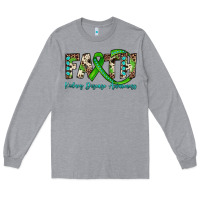 Heather Grey faith kidney disease awareness Long Sleeve Tee - JahusDesignShop
