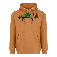 Meerkat shamrock heartbeat Heavyweight Hoodie - MaliasSmallBusiness