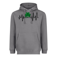 Storm shamrock heartbeat Heavyweight Hoodie - MaliasSmallBusiness