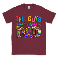 Burgundy this guys an ausome dad Classic Tee - AdoDesignShop