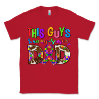 Red this guys an ausome dad Classic Tee - AdoDesignShop