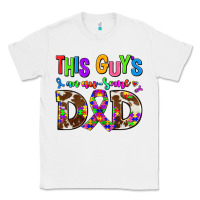 White this guys an ausome dad Classic Tee - AdoDesignShop