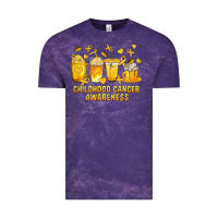 Cloud Purple Childhood Cancer Awareness Coffee Cups Vintage Tee - texasbilliewilder