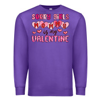 Purple sorry girls mommy is my valentine Premium Sweatshirt - MaliasSmallBusiness