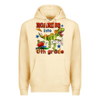 Roaring Into 6th Grade Premium Hoodie | Teevron