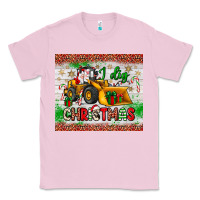 Bubblegum Pink i dig christmas bulldozer santa Classic Tee - JahusDesignShop