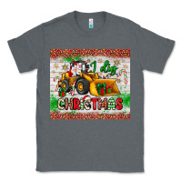 Charcoal Heather i dig christmas bulldozer santa Classic Tee - JahusDesignShop