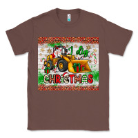 Chestnut i dig christmas bulldozer santa Classic Tee - JahusDesignShop