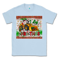 Dusty Blue i dig christmas bulldozer santa Classic Tee - JahusDesignShop