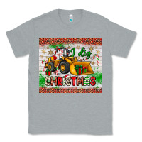 Heather Grey i dig christmas bulldozer santa Classic Tee - JahusDesignShop