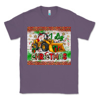 Lavender i dig christmas bulldozer santa Classic Tee - JahusDesignShop