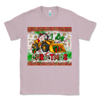 Lilac i dig christmas bulldozer santa Classic Tee - JahusDesignShop