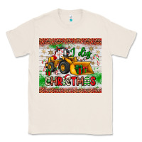 Natural i dig christmas bulldozer santa Classic Tee - JahusDesignShop