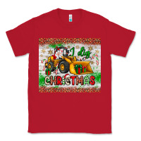 Red i dig christmas bulldozer santa Classic Tee - JahusDesignShop