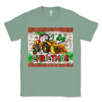 Sage i dig christmas bulldozer santa Classic Tee - JahusDesignShop