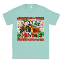 Seafoam i dig christmas bulldozer santa Classic Tee - JahusDesignShop