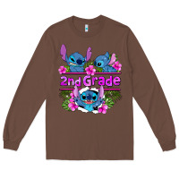 Chestnut preview flower stitch 2nd grade Long Sleeve Tee - AdoDesignShop