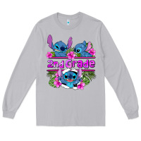 Moon Dust preview flower stitch 2nd grade Long Sleeve Tee - AdoDesignShop