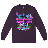 Plum preview flower stitch 2nd grade Long Sleeve Tee - AdoDesignShop