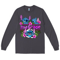 Smoke preview flower stitch 2nd grade Long Sleeve Tee - AdoDesignShop
