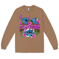 Toasted Coconut preview flower stitch 2nd grade Long Sleeve Tee - AdoDesignShop