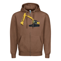 Chestnut excavator Zipper Hoodie - Artiststas