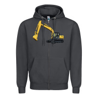 Smoke excavator Zipper Hoodie - Artiststas