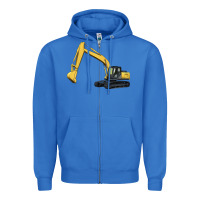 True Royal excavator Zipper Hoodie - Artiststas