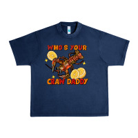 Navy crawfish who's your craw daddy Urban Heavy Tee - FaDigitalArtStudio