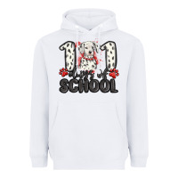 White 101 days of school Heavyweight Hoodie - MaliasSmallBusiness