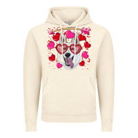 Vintage Artic valentine's day  white shepherd Vintage Hoodie - RanaPortraitStore