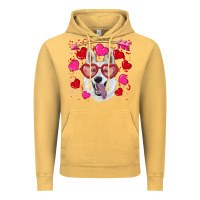 Valentine's Day  White Shepherd Vintage Hoodie | Teevron