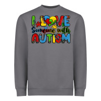 Storm i love someone with autism Heavyweight Sweatshirt - Zillion Design Studio