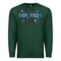 Sports Green in my boy mom era Premium Sweatshirt - MaliasSmallBusiness