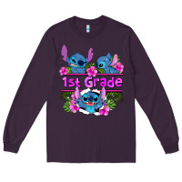 Plum preview flower stitch 1st grade Long Sleeve Tee - AdoDesignShop