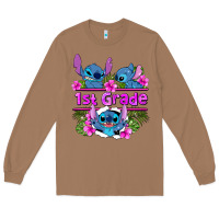 Toasted Coconut preview flower stitch 1st grade Long Sleeve Tee - AdoDesignShop