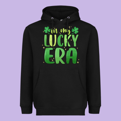 In My Lucky Era St. Patrick's Day Heavyweight Hoodie Designed By Maliassmallbusiness