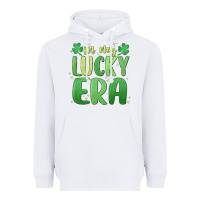 White in my lucky era st. patrick's day Heavyweight Hoodie - MaliasSmallBusiness